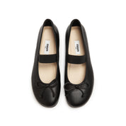 Black Bow Mary Jane Ballerina Flats