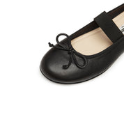 Black Bow Mary Jane Ballerina Flats