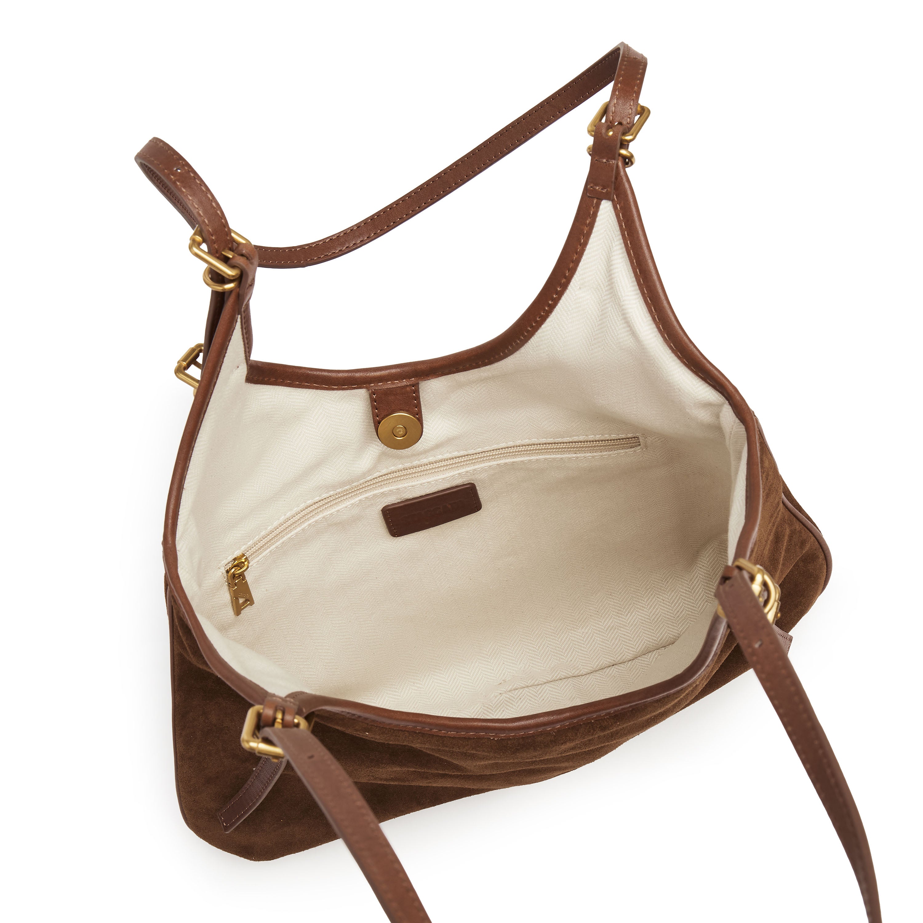 Brownies Suede Adjustable Strap Tote Bags