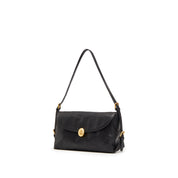 Black Golden Egg Buckle Vintage Handbag