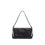Black Golden Egg Buckle Vintage Handbag