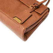 Brown Vintage Leather Flip Handbags