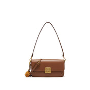 Camel ST Golden Buckle Boxy Crossbody bag