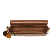 Camel ST Golden Buckle Boxy Crossbody bag