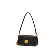 Black ST Golden Buckle Boxy Crossbody bag