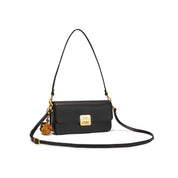 Black ST Golden Buckle Boxy Crossbody bag