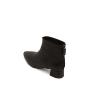 Black Sheep Leather Ankle Heeled Boots