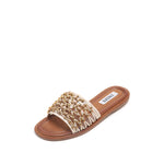Load image into Gallery viewer, ST x INUOVO Beige Golden-ball Neo Netted Slide Sandals
