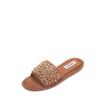Load image into Gallery viewer, ST x INUOVO Brown Golden-ball Neo Netted Slide Sandals
