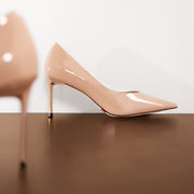 Patent Calf Pointed Toe Stiletto Heel Pumps