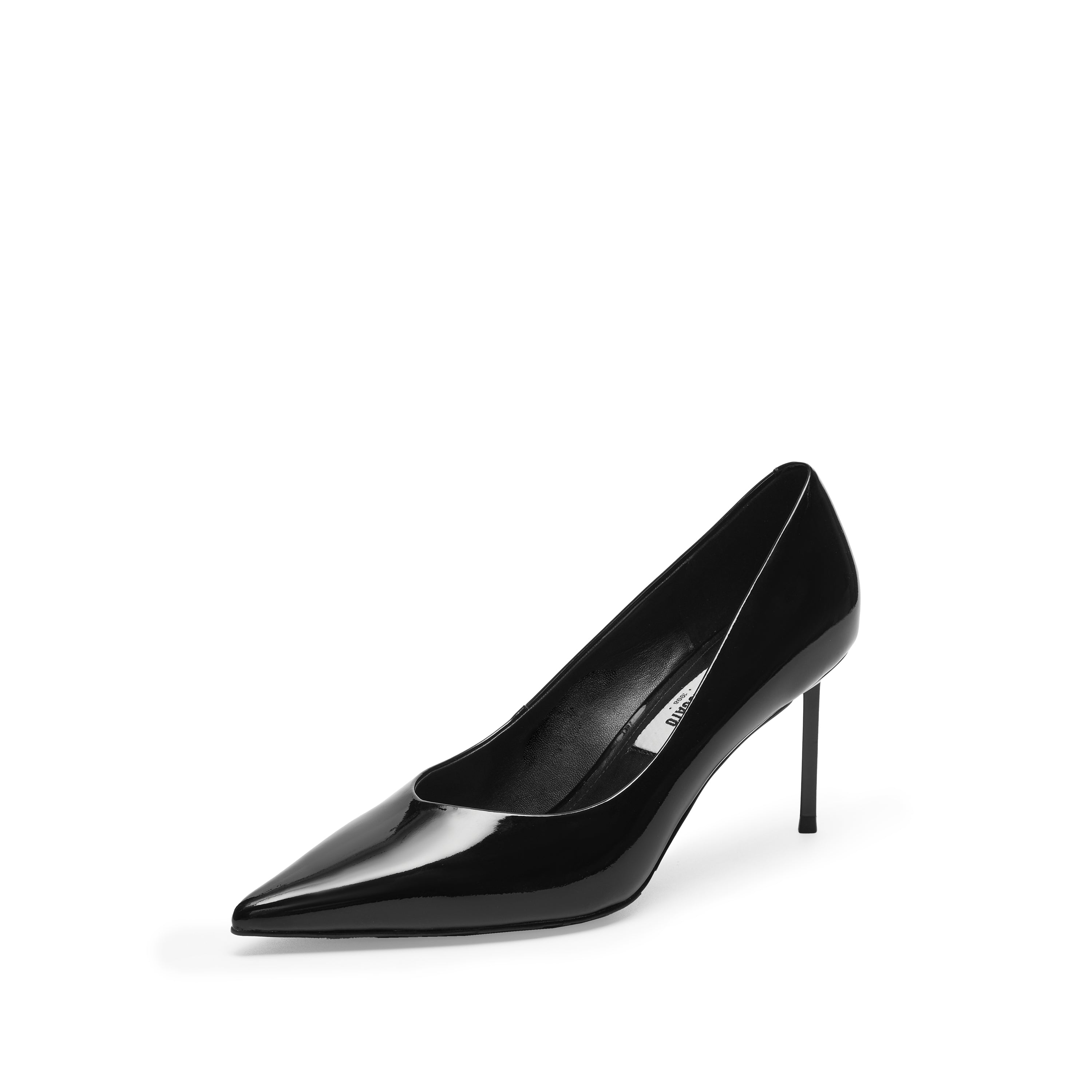 Patent Calf Pointed Toe Stiletto Heel Pumps