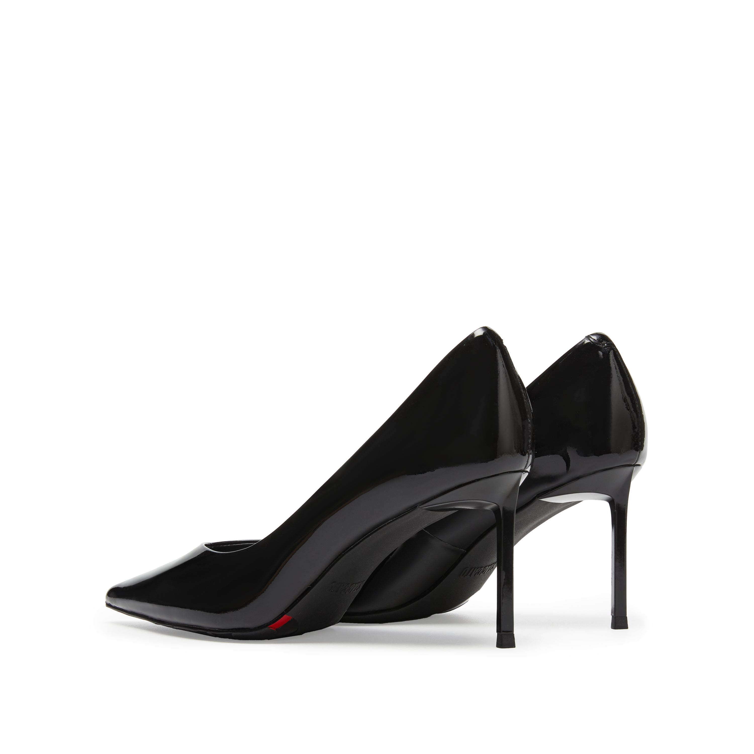Patent Calf Pointed Toe Stiletto Heel Pumps