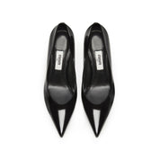 Patent Calf Pointed Toe Stiletto Heel Pumps