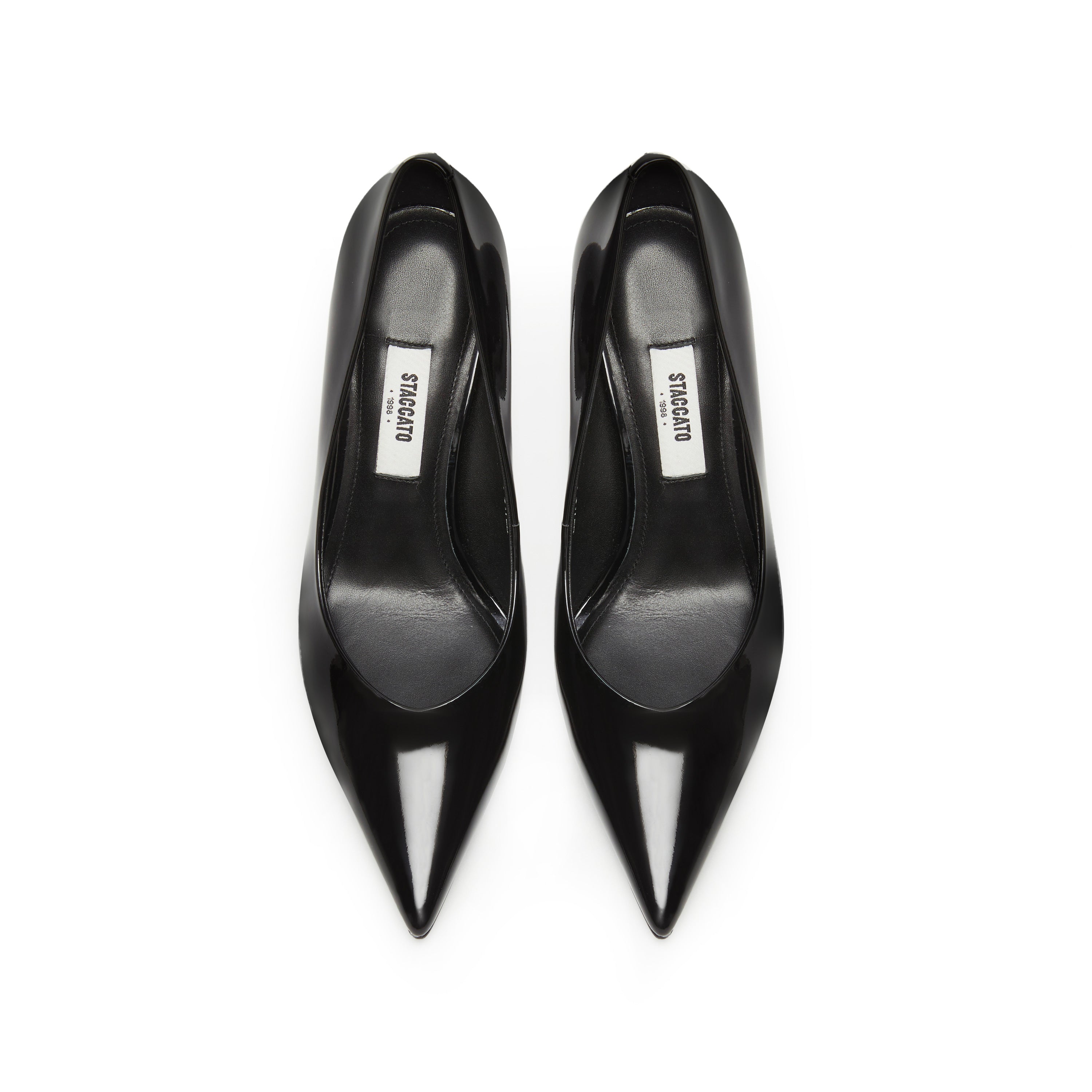 Patent Calf Pointed Toe Stiletto Heel Pumps
