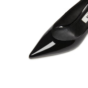 Patent Calf Pointed Toe Stiletto Heel Pumps