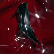 Patent Calf Pointed Toe Stiletto Heel Pumps