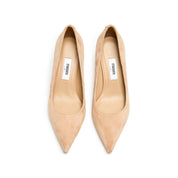 Suede Pointed Toe Stiletto Heel Pumps