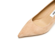 Suede Pointed Toe Stiletto Heel Pumps