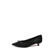 Pony Hair Bow Pointed Kitten Heels