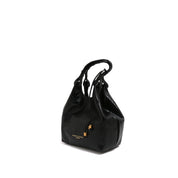 [DUA] Mini Drawstring Tassel Leather Tote Bag