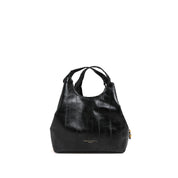[DUA] Drawstring Tassel Leather Tote Bag