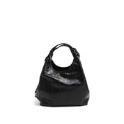 [DUA] Drawstring Tassel Leather Tote Bag