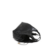 [DUA] Drawstring Tassel Leather Tote Bag