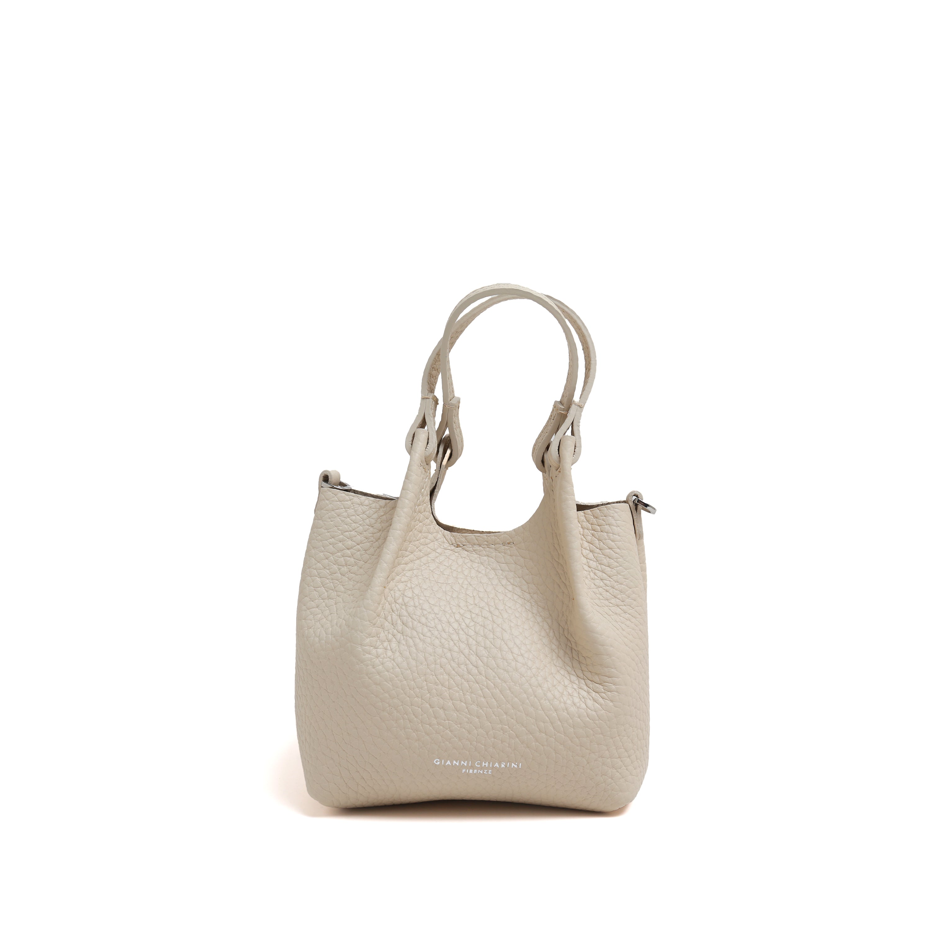 [DUA] Mini Pebbled Leather Tote Bag