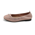 Load image into Gallery viewer, Pastel Crystal Suede Ballerina Flats
