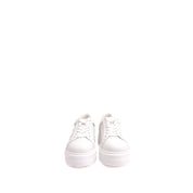 Glitter Music Note Platform White Sneakers