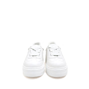 White Glitter ST Logo Chunky Platform Sneakers