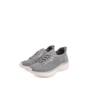 Crystals Embroidery Knitted Slip-On Sneakers