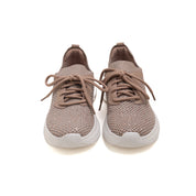 Pastel Crystal Knit Lace Up Sneakers