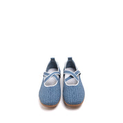 Blue Cross Strap Flats