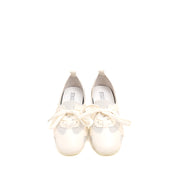 Beige Lace Up Mary Jane Knitted Sneakers