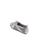 Load image into Gallery viewer, Silver Lace Up Mary Jane Knitted Sneakers
