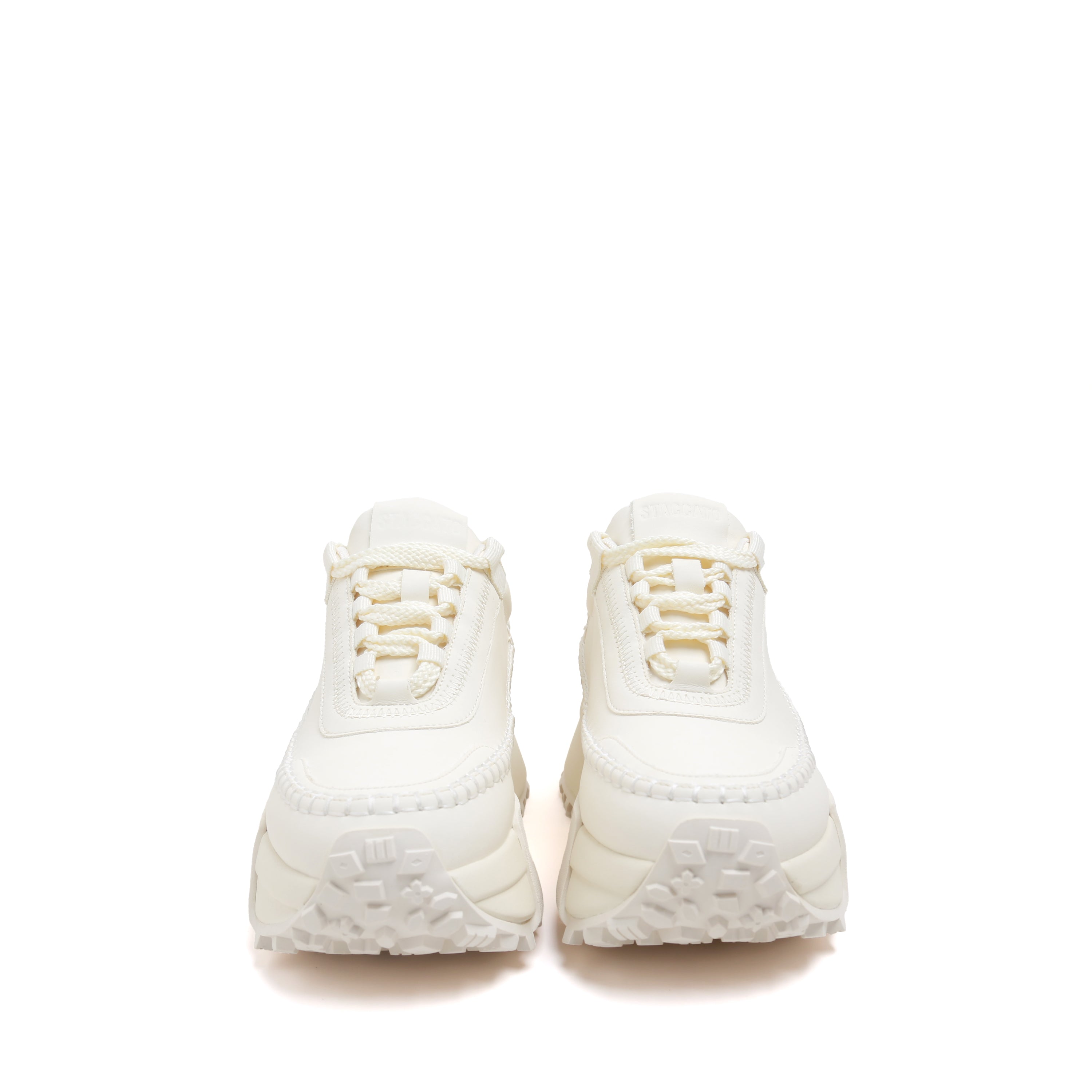 Woven Stitching Chunky Platform Sneakers