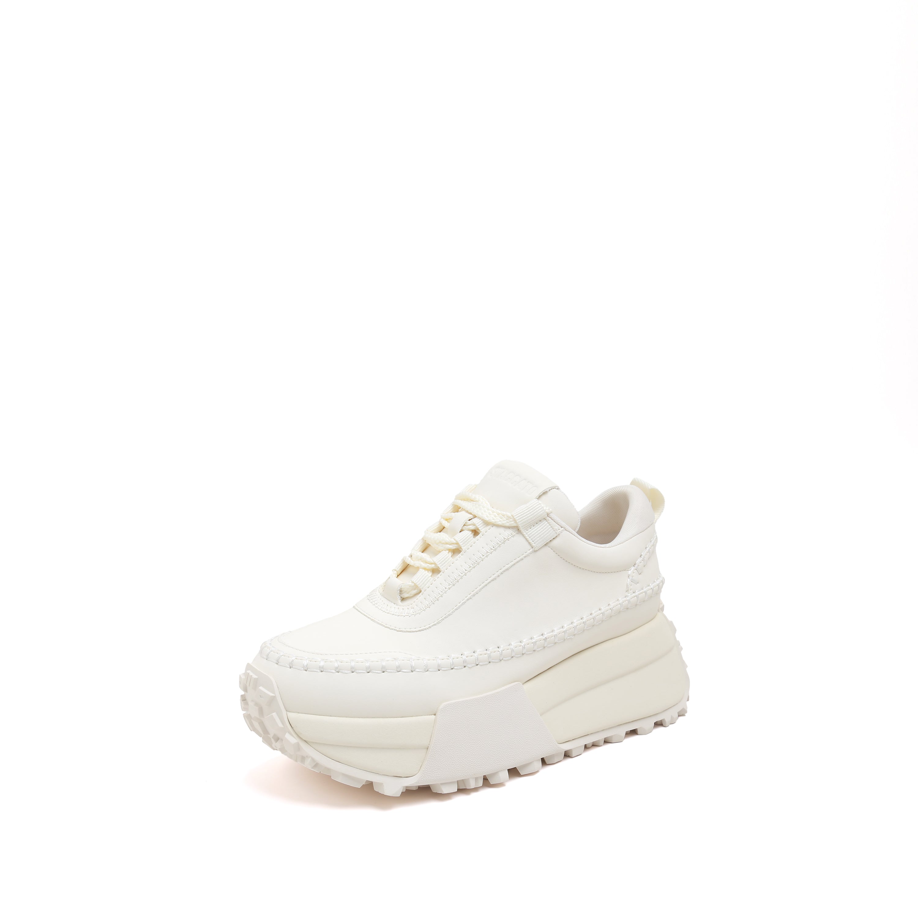 Woven Stitching Chunky Platform Sneakers