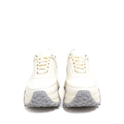 Grey Woven Stitching Chunky Platform Sneakers