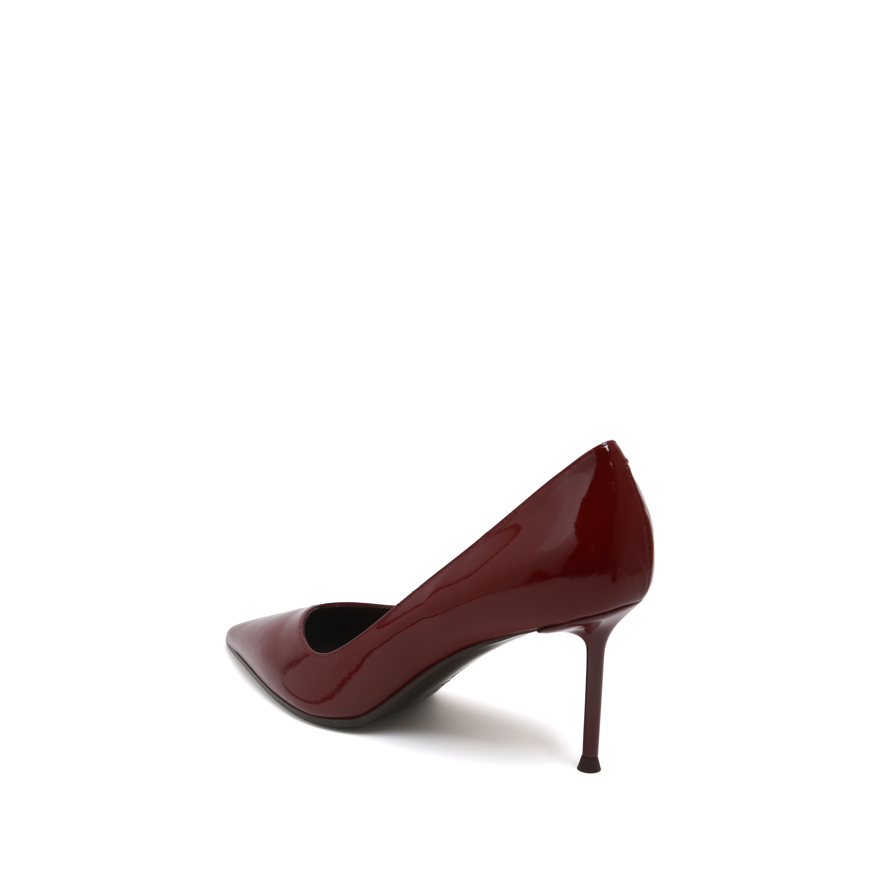 Red Patent Leather Pointed Toe Stiletto Pumps