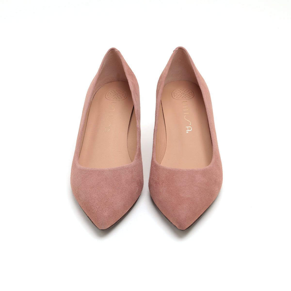 ST x UNISA Pastel Pointy Suede Pumps