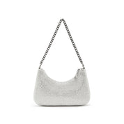 Beige Embossed Bow Mini Handbags