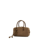 Load image into Gallery viewer, Olive Green Suede Beau bag
