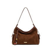 Brownies Suede Pocket Hobo Bags