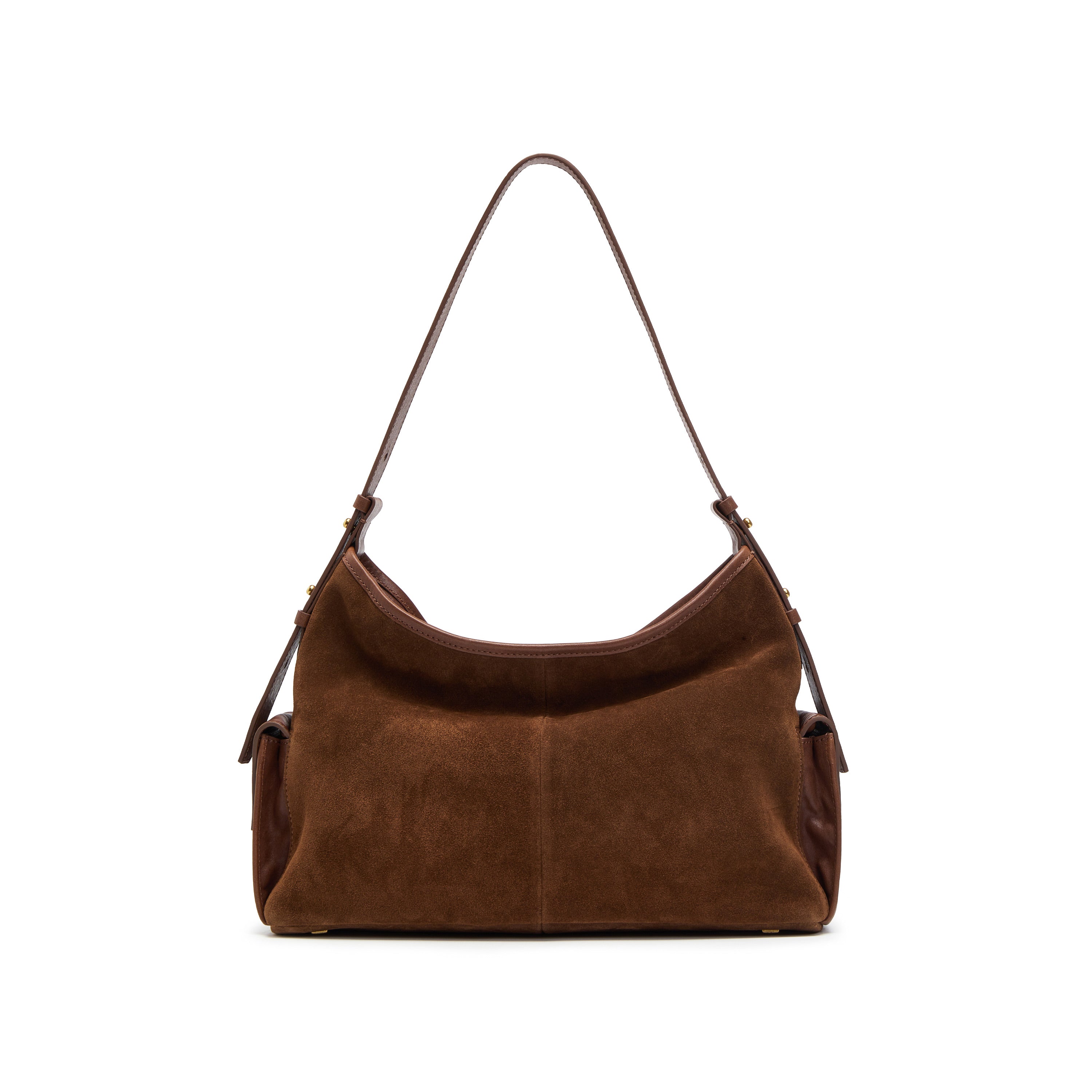 Brownies Suede Pocket Hobo Bags