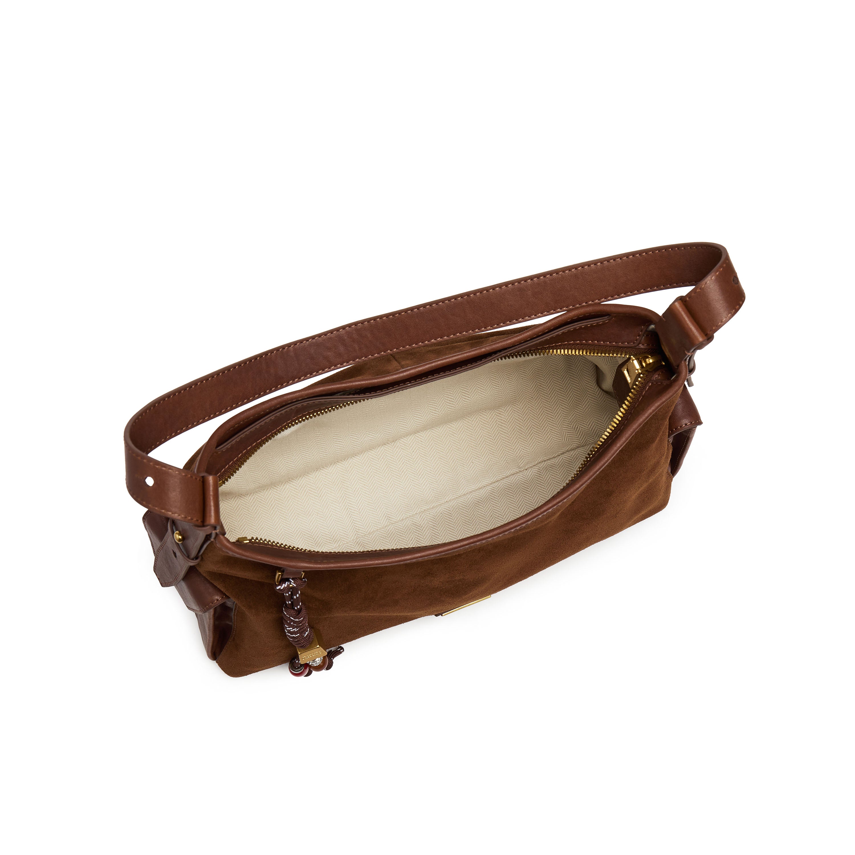 Brownies Suede Pocket Hobo Bags