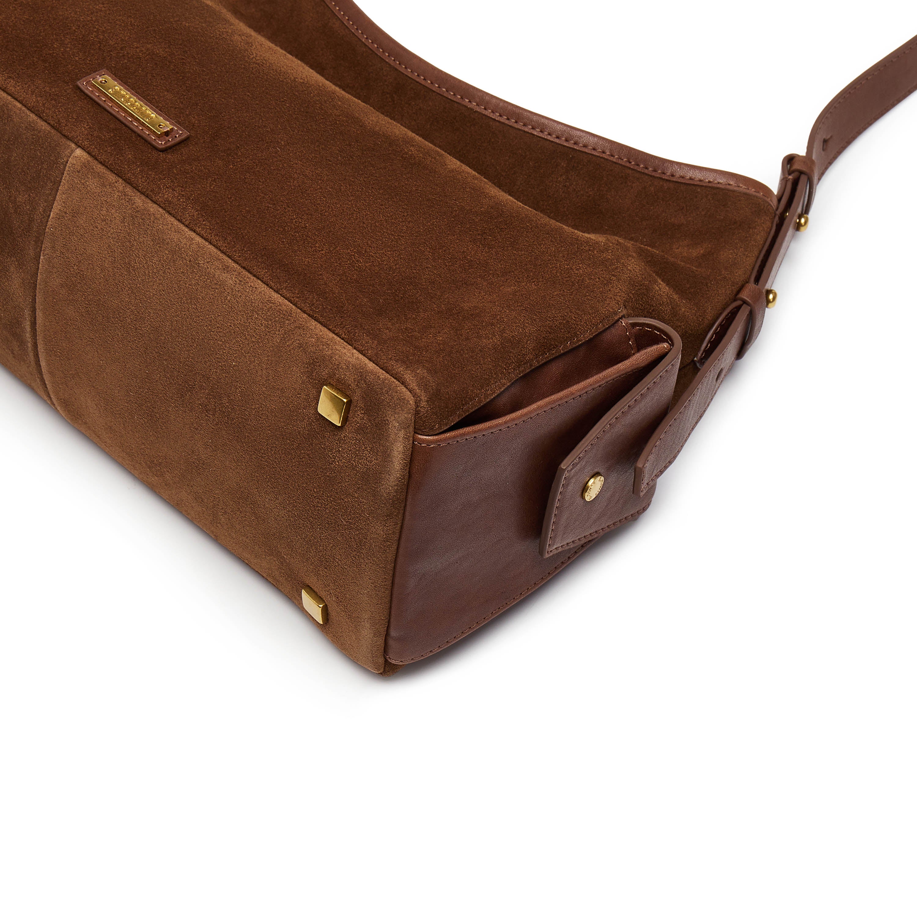 Brownies Suede Pocket Hobo Bags