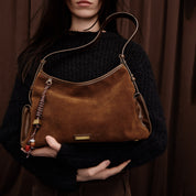 Brownies Suede Pocket Hobo Bags