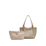 Light Grey ST Gold Coin Bucket Tote Bags