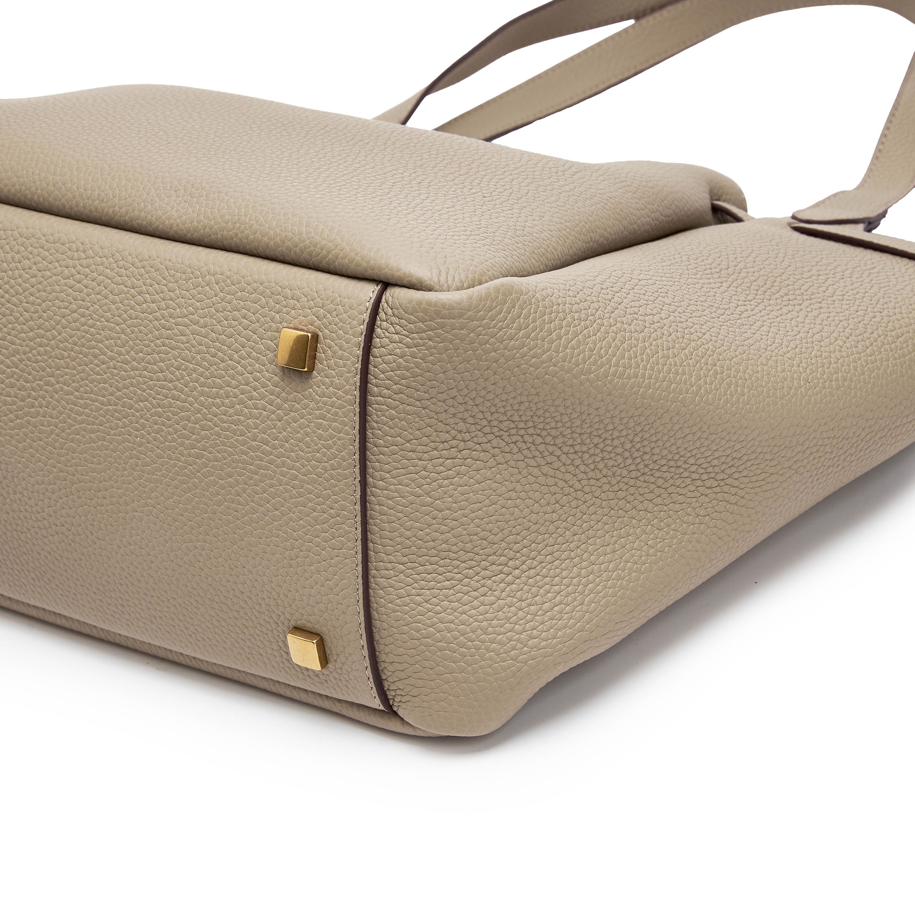 Light Grey ST Gold Coin Bucket Tote Bags